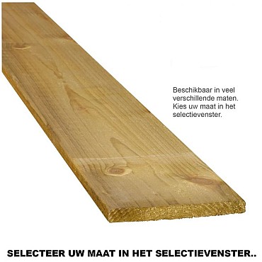 Vuren Geimpregneerde Plank 1,6x14,0x180cm
