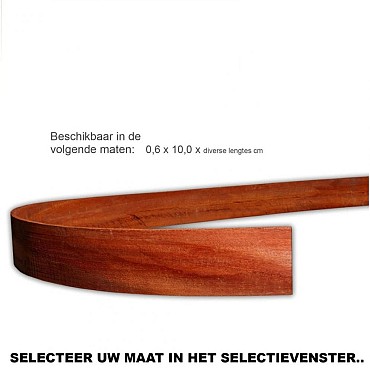 Hardhouten strip 1.0x10x300