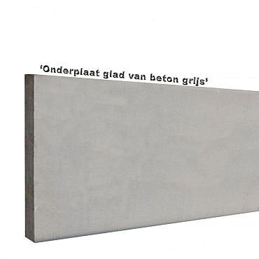 Beton Onderplaat Grijs 25x3,5x184cm