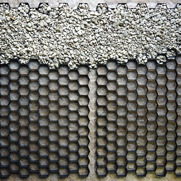 Nidagravel splitplaat / grindplaat 1200x800mm dikte 20mm Grijs (1,04 stuks per m²) niet geschikt voor oprit