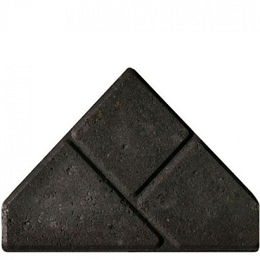 Bisschopsmuts BSS 8 cm KOMO zwart met deklaag