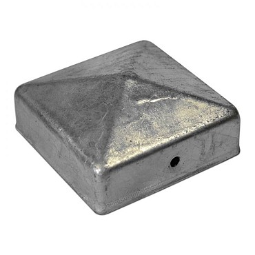 Paal-ornament Piramide Verzinkt 71x71 Mm