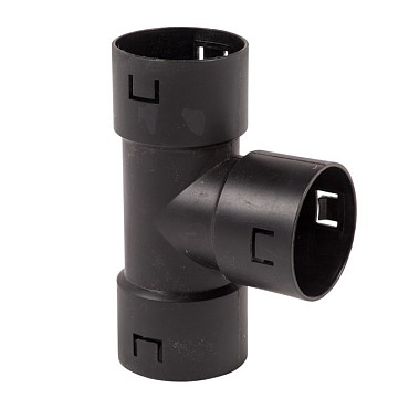 Klik T stuk 90°-80mm
