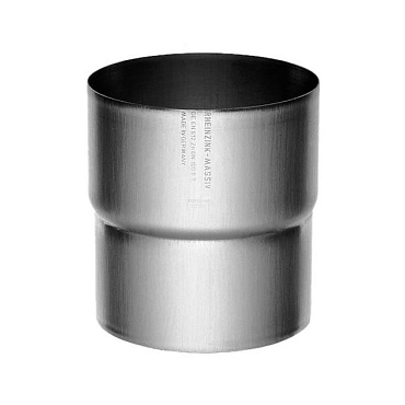 Rheinzink walsblank verbindingsmof voor HWA-buis 80 mm