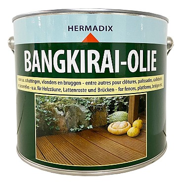 Hermadix Bangkirai-olie 2,5 Liter