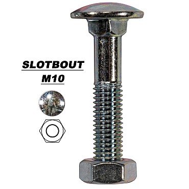 Wurth Slotbout M10x130 compleet