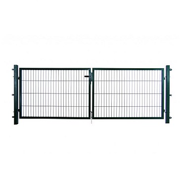 Poort compleet dubbel groen 160x300 ( Uitlopend )