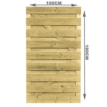 Deur Carp G. 180x100 Recht-H