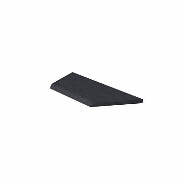 Schellevis Zwembadrand Hoek Links (100/60X40X5 cm) Carbon