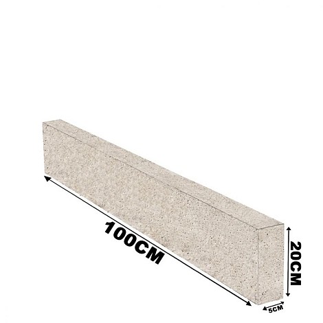 Schellevis Opsluitband 100x20x5cm Creme