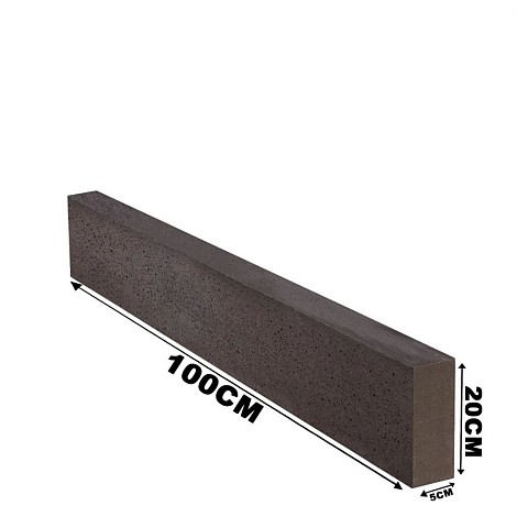 Schellevis Opsluitband 100x20x5cm Taupe