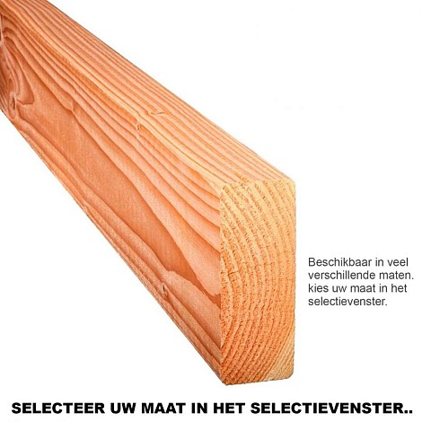 Douglas Geschaafde Ligger 4,5x4,5x300 cm