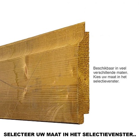 Vuren Geimpregneerd Rabat Enkel 1,9x13,0x480cm