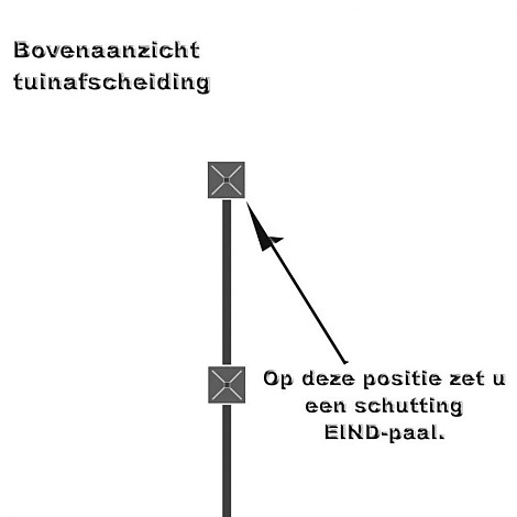 Beton Eindpaal antraciet 10x10x180cm (tbv scherm 90cm hoog) met sleuf voor onderplaat