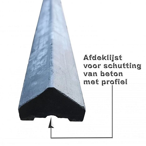 Beton afdekkap antraciet