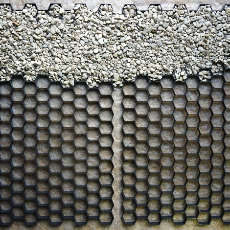 Nidagravel splitplaat / grindplaat 1200x800mm dikte 20mm Grijs (1,04 stuks per m²) niet geschikt voor oprit