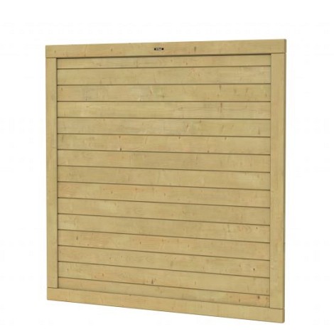 Vuren tuinscherm Hillhout Basic Excellent, 180 x 180 x 4,5 cm, groen geïmpregneerd