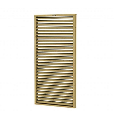 Shutterscherm Excellent vuren, 90 x 180 cm, groen ge#mpregneerd.