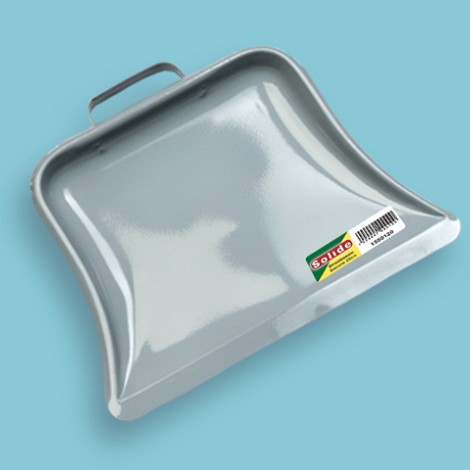 Stofblik SOLIDE staal met handgreep