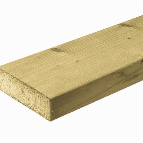Vuren Geimpregneerde Ligger 4,5x14,5x300cm