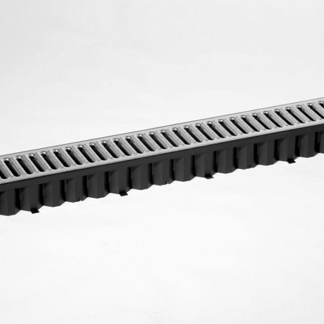 Hexaline 2.0 goot +verzinkt stalen sleufrooster 1m