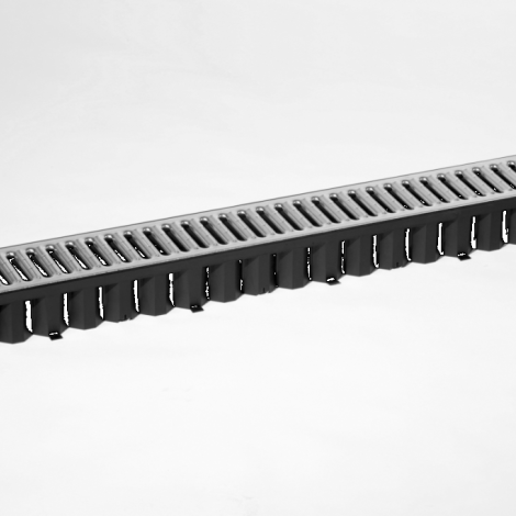 Hexaline 2.0 goot +verzinkt stalen sleufrooster 1m
