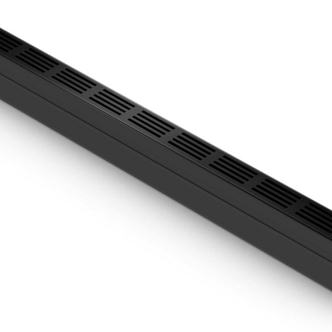 ACO Slim-Line zwart met designrooster