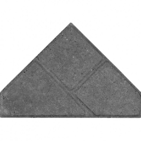 Bisschopsmuts BSS 8 cm KOMO grijs met deklaag