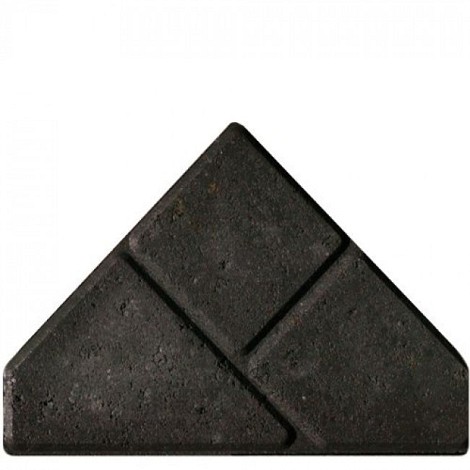 Bisschopsmuts BSS 8 cm KOMO zwart met deklaag