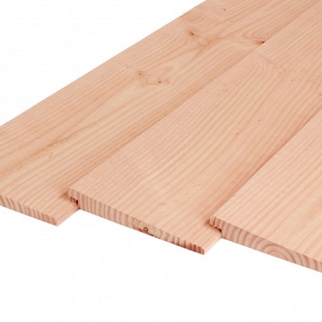 Douglas Zweeds rabat 1 zijde geschaafd, 1 zijde fijnbezaagd 1,1-2,6 x 19,5 x 300 cm  BLANK