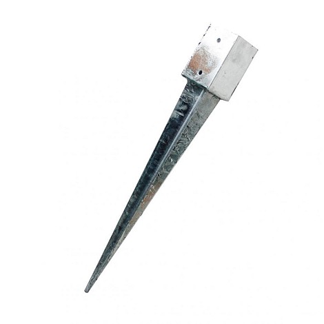 Puntpaalhouder Thermisch Verzinkt 91x91x900 mm