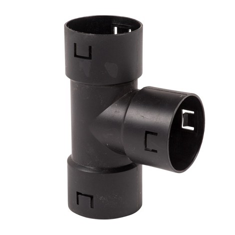 Klik T stuk 90°-80mm