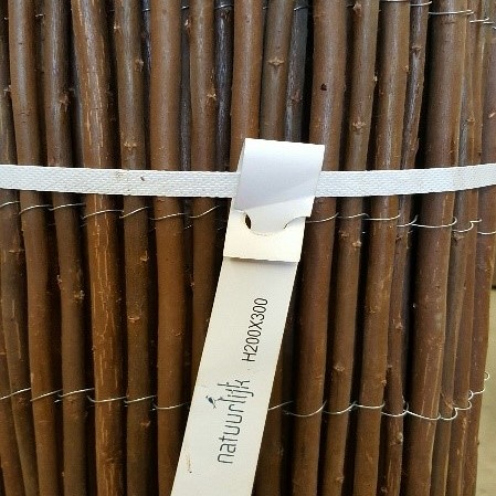 Wilgenmat 200x300 cm. Per rol