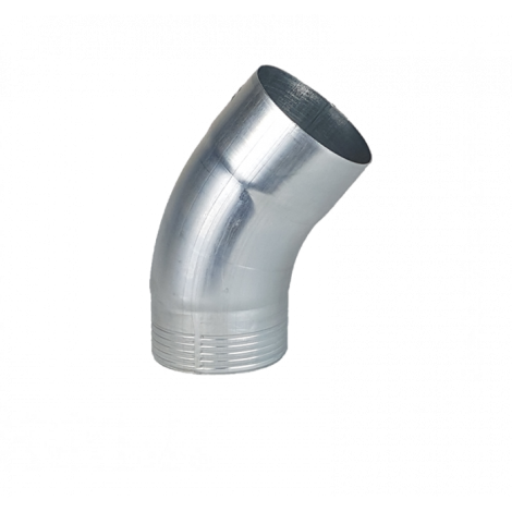 Rheinzink walsblank bocht 80 mm 40 gr verjongd spie-eind