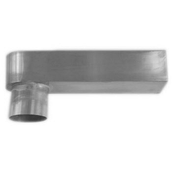 Rheinzink walsblank stadsuitloop 80 mm 60 x 80 mm 330 mm