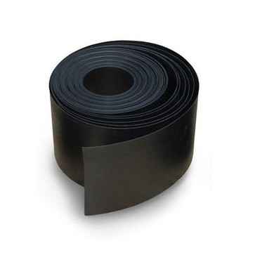 Hillfence privacystroken op rol, 19 cm breed en 50 m1 lang, zwart.