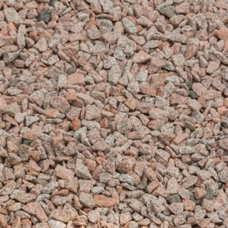 25kg Graniet split rood 8-16mm