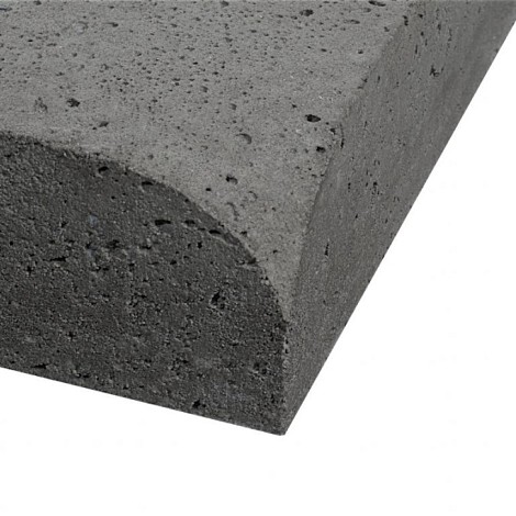 Schellevis Zwembadrand Hoek (100x100x5cm) Carbon