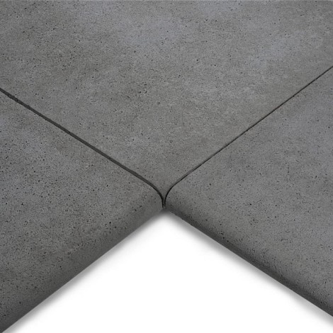 Schellevis Zwembadrand Hoek (100x100x5cm) Antraciet