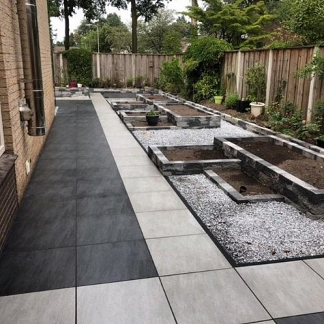 Kera Twice 60x60x5 cm Moonstone Grey