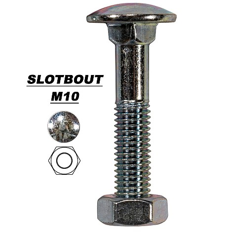 Wurth Slotbout M10x130 compleet