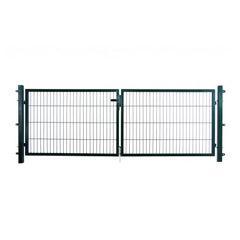 Poort compleet dubbel groen 160x300 ( Uitlopend )