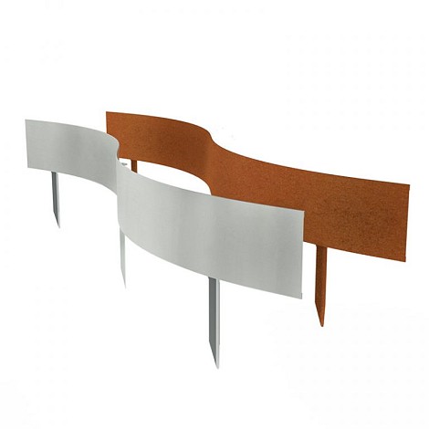 Vego-Steel Flex Verzinkt 300 cm lang (16.5cm) hoog (inclusief montage benodigdheden)