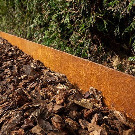 Vego-Steel Flex Corten 300 cm lang (27.7cm) hoog (inclusief montage benodigdheden)