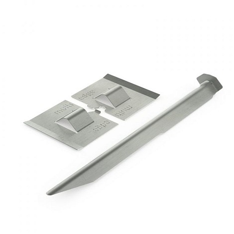 Vego-Steel koppelspies (16.5cm) Verzinkt (inclusief 2 schroeven per spies)