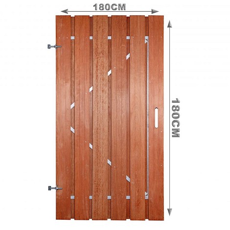 Deur met frame Universeel hardhout