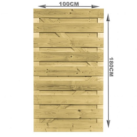 Deur Carp G. 180x100 Recht-H