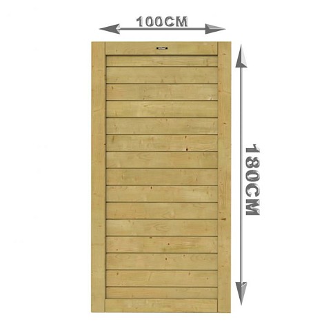 Tuindeur Basic 100 Excellent, 180 x 100 cm.