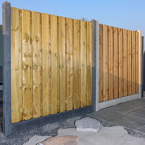 Beton T-paal antraciet 10x10x280 cm