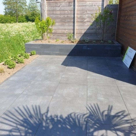 Patioblok strak 60x15x15 Antraciet